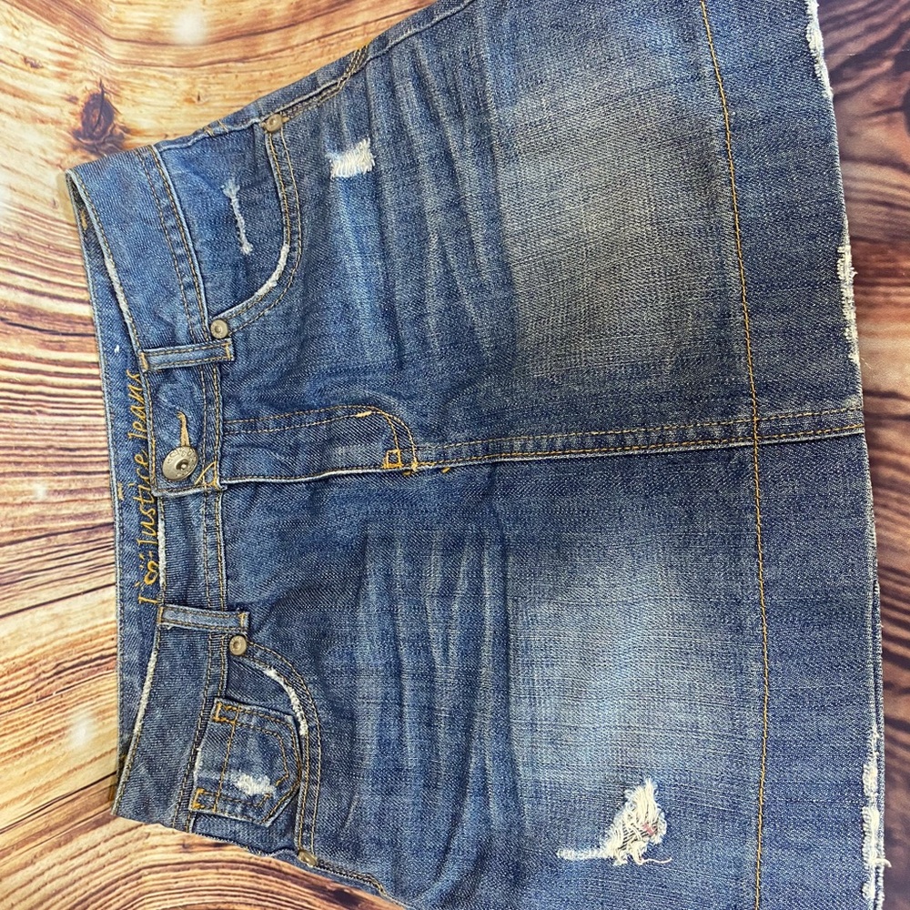 Justice Jean Skort with Rip Details